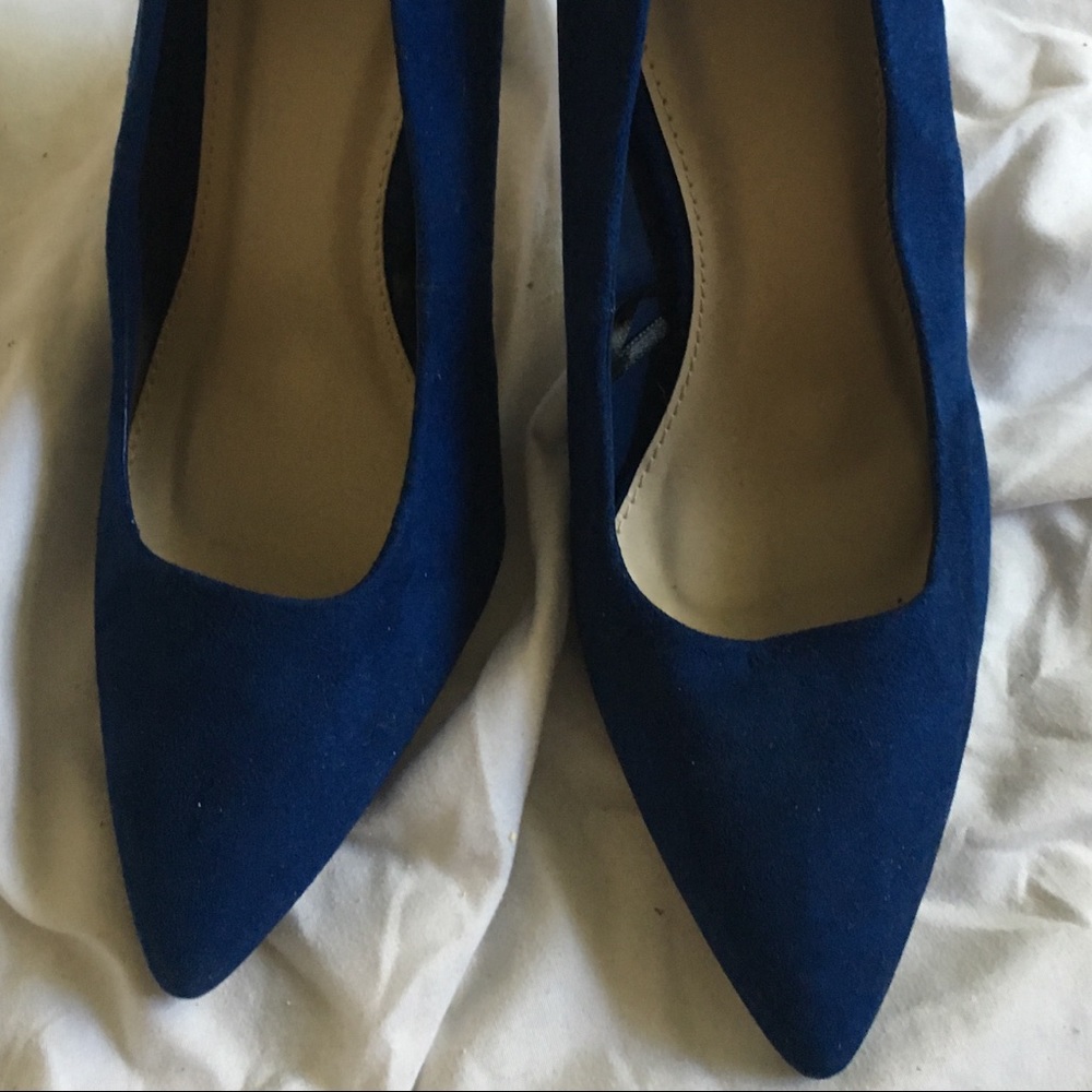 Blue heels